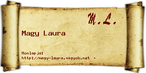 Magy Laura névjegykártya